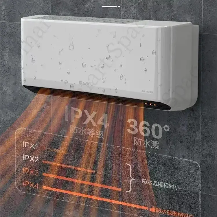 New household heater, energy-saving, waterproof bathroom, quick heating, high-power bathroom mounted on the wall