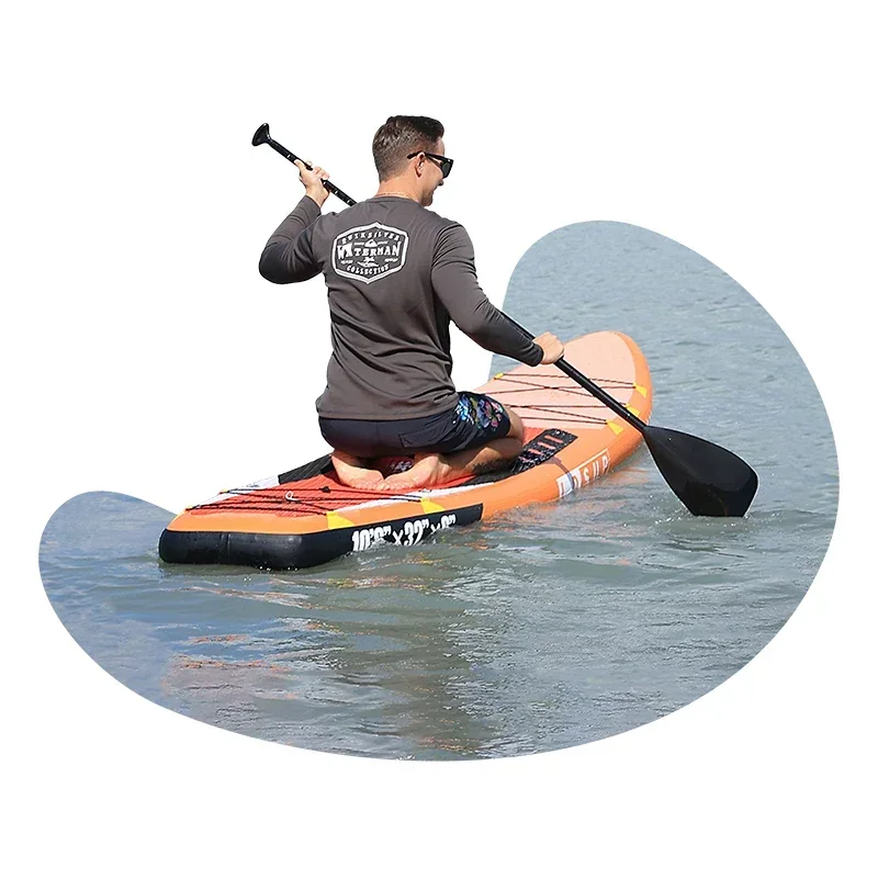 Hot sales Inflatable Surf Sup Fishing Standup Stand Up Paddle Board With Removable Kayak Seat Non-slip Inflatable Sup Board