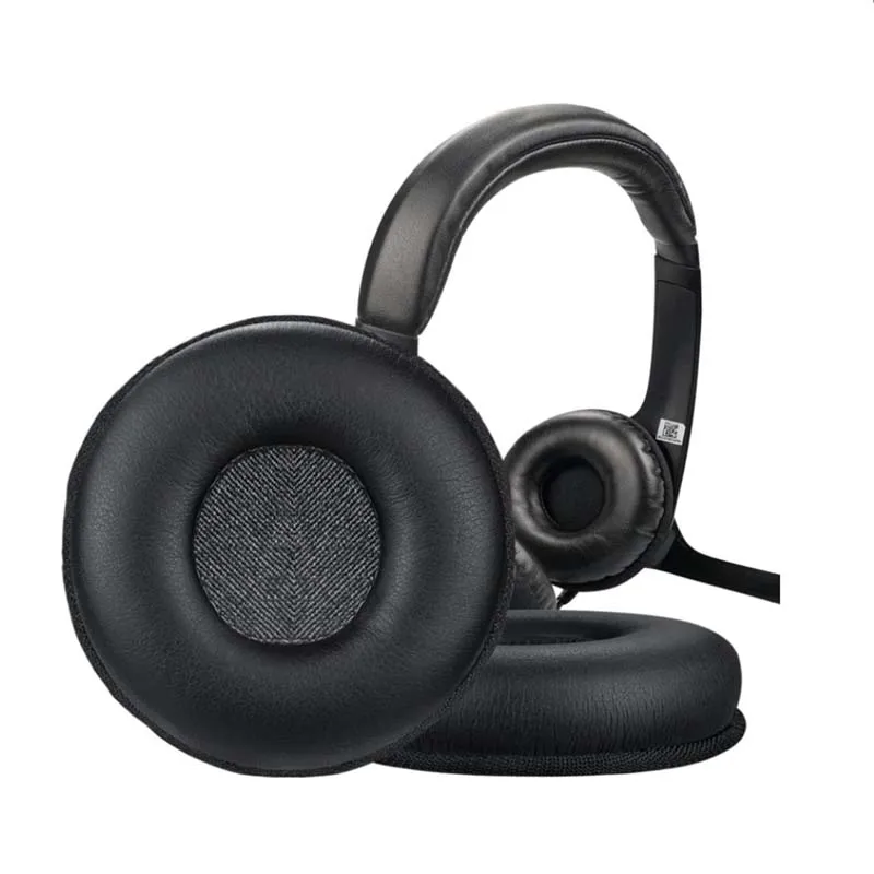 Replacement Memory foam Protein Leather Cushions Ear pads Ear Cover Repair Parts for Logitech H390 H600 H609