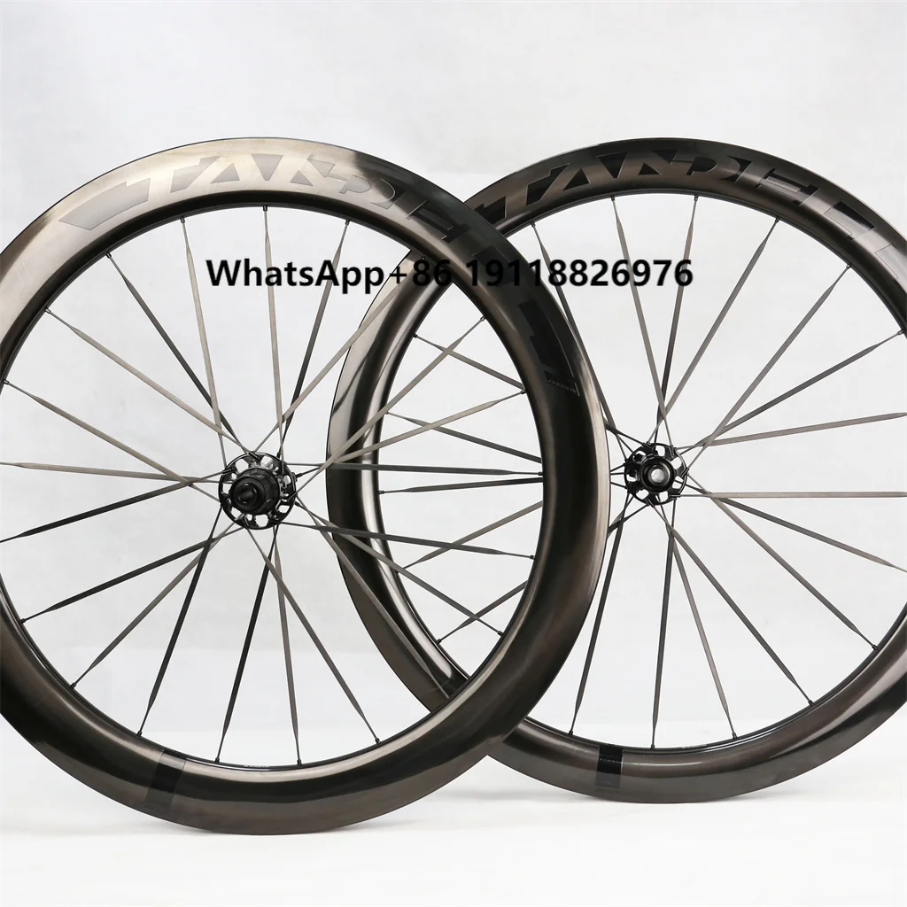 

OEM Road Bike Wheelset Ceramic Bearing Hub 5.2mm Carbon Spokes Clincher Tubeless Wheelset Bicycle China Wholesale Bicycle Wheel