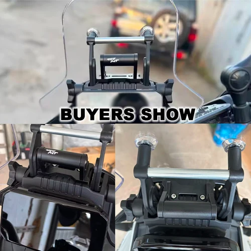 Imagen 2 del producto Para CFMOTO 450MT 450 MT MT45 2024 2025 accesorios de motocicleta CF450MT soporte de teléfono GPS soporte de navegación nuevo soporte de extensión