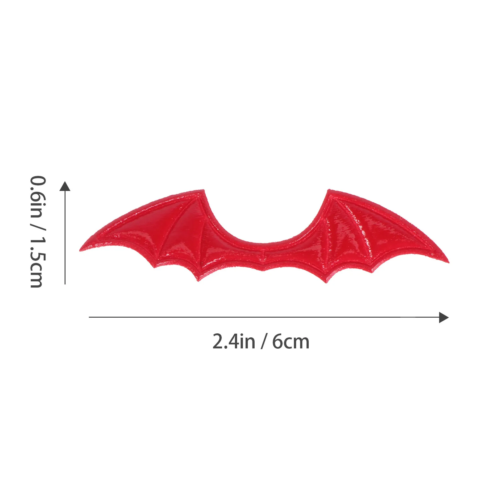 10Pcs Demon Wing Hair Ornament Set Premium Material Bat Wings for DIY Hair Decoration Shoes Clothes Bags Lolita Craft Supply