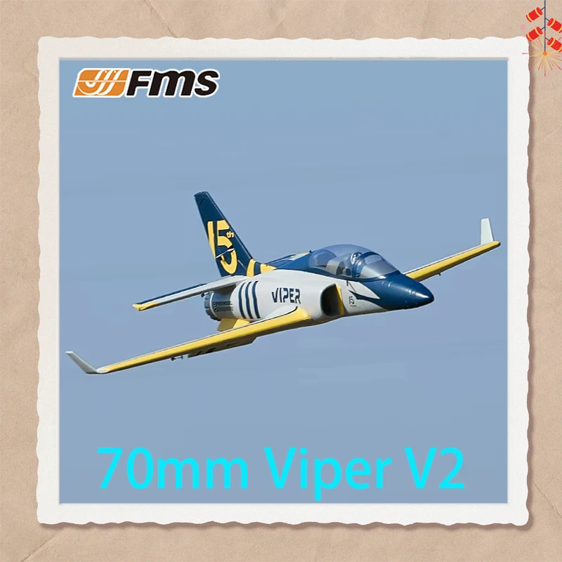 

Fms 70 мм Viper V2 15-летие новое покрытие модель самолета в сборе пенопластовое фиксированное крыло подходит для начинающих