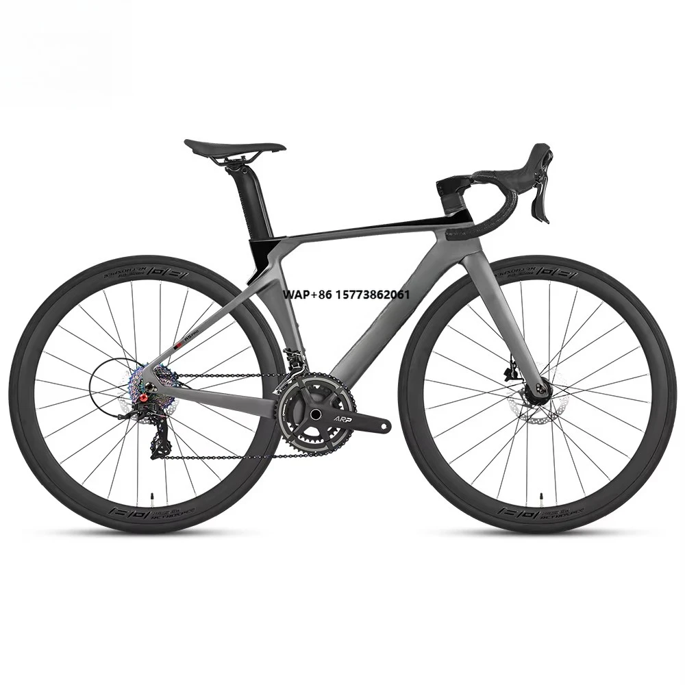 Hot Sale 5 Stars R5pro Carbon Fibre Road Bike 700C Racing Bicycle with 24-Speed & City Style Includes Disc Brake & Fork