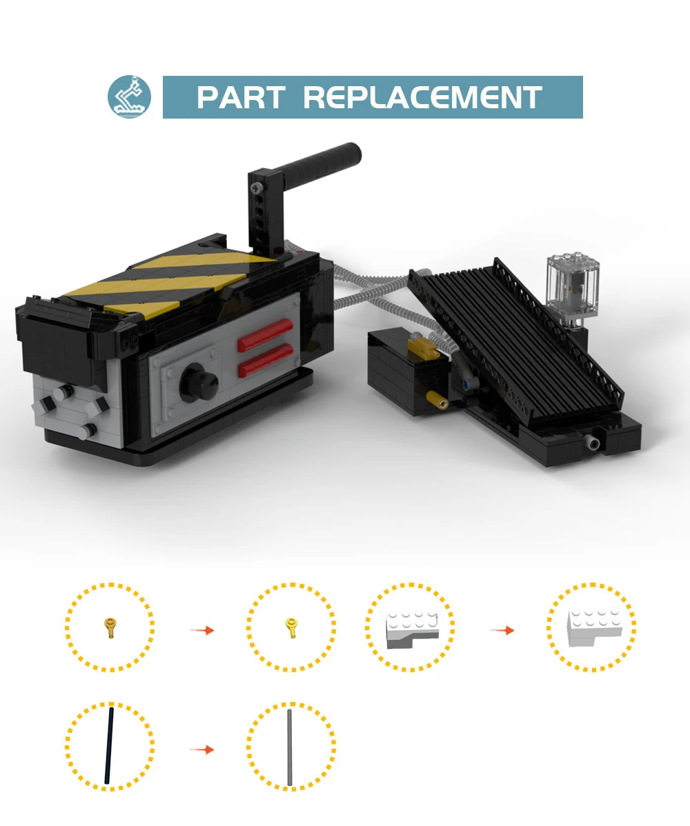 BuildMoc Ghostbustered Ghost Trap Building Block Set Ideas Movie props Model Toys Adults Gifts 997 PCS