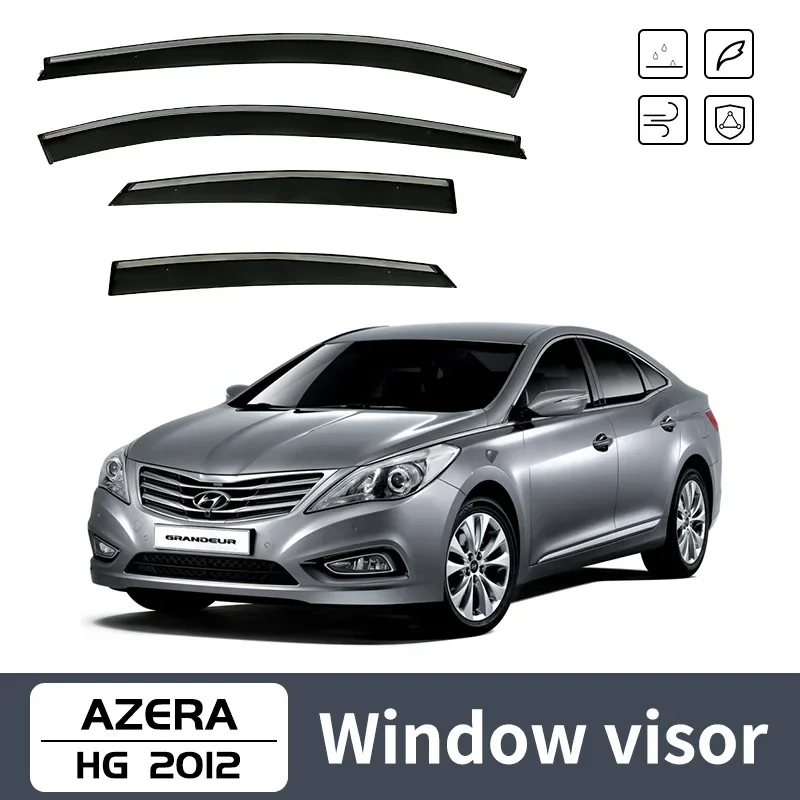 For Hyundai Azera 2012-2016 Car Window Visor Awning Shelters Windshield Side Window Rain Sun Shade Auto Accessories Car Styling