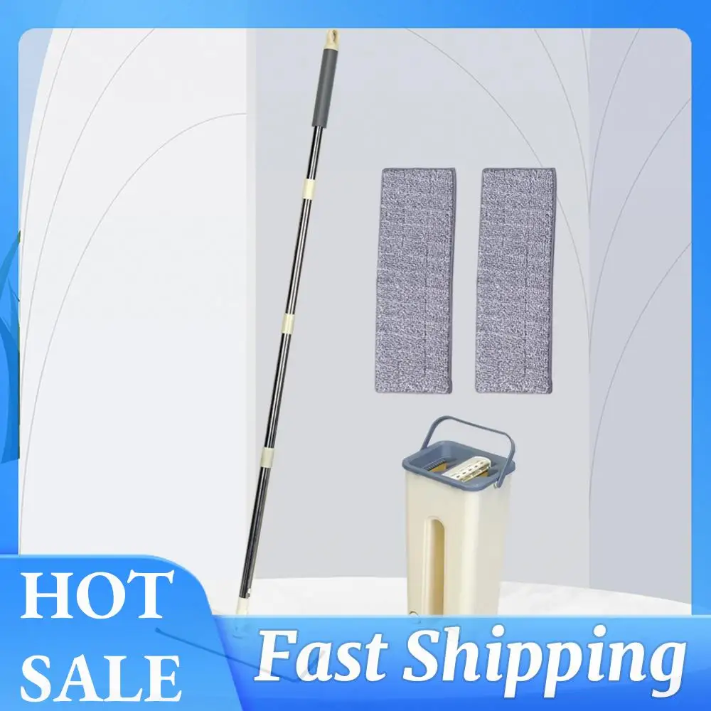 

Microfiber Mop Pads Multipurpose Floor Cleaning Cloth Pads Water Absorption with Bucket Household Cleaning Tool