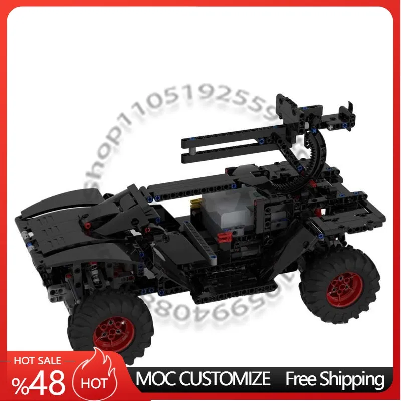 

630 PCS Speed King Alternative Off-Road Tactical Vehicle MOC Customize Modular Building Block Popular DIY Boys Assembly Toy Gift
