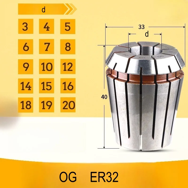 ER32 Spannzange ER Spannzangenfutter Hochpräzise Spannzange ER32 Spannzangensatz Block Werkzeughalter Halterungswerkzeug