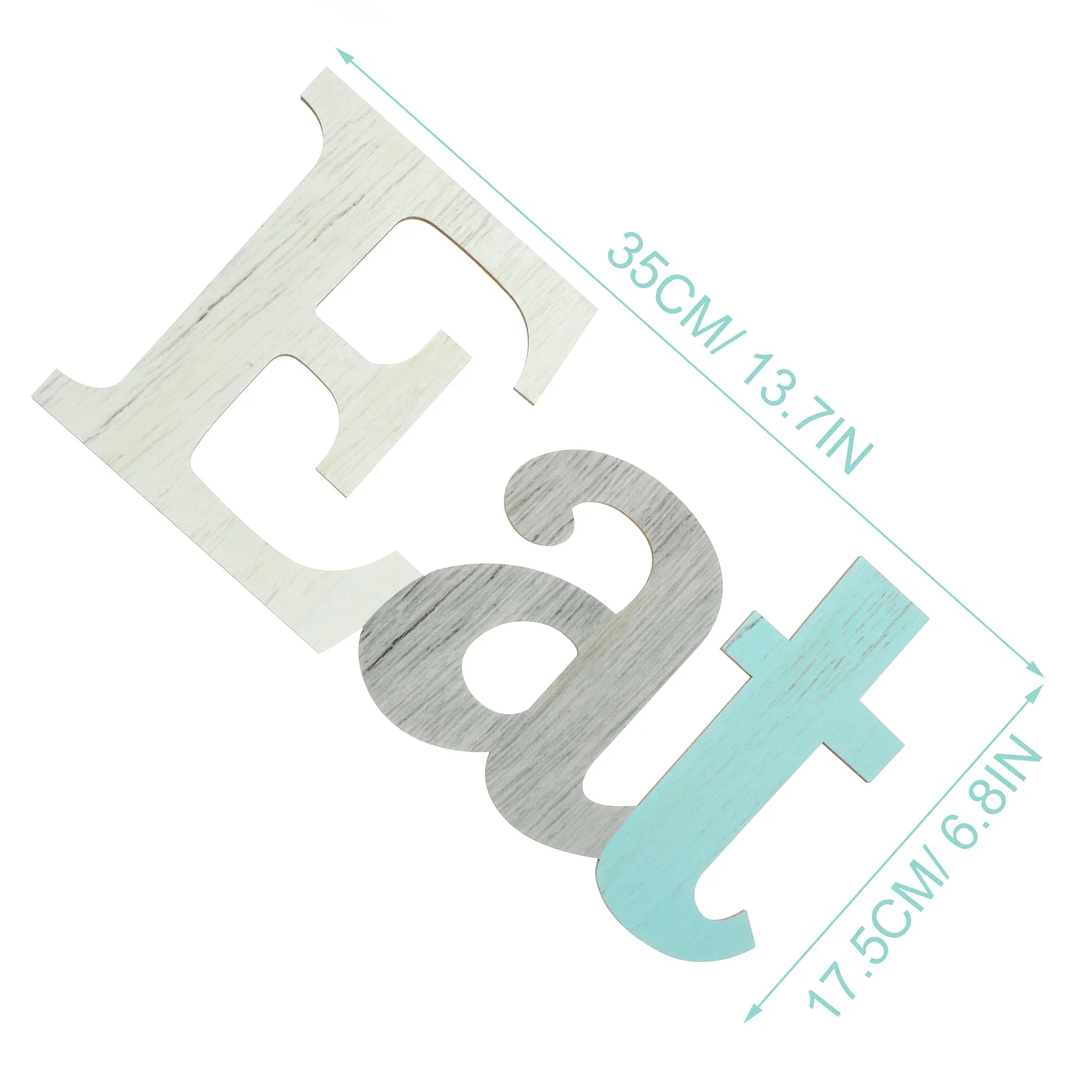 

1Set Wooden Eat Spoon Fork Sign Set Rustic Kitchen Hanging Wall Plaque Decor Farmhouse Kitchen Dining Room Wall Art