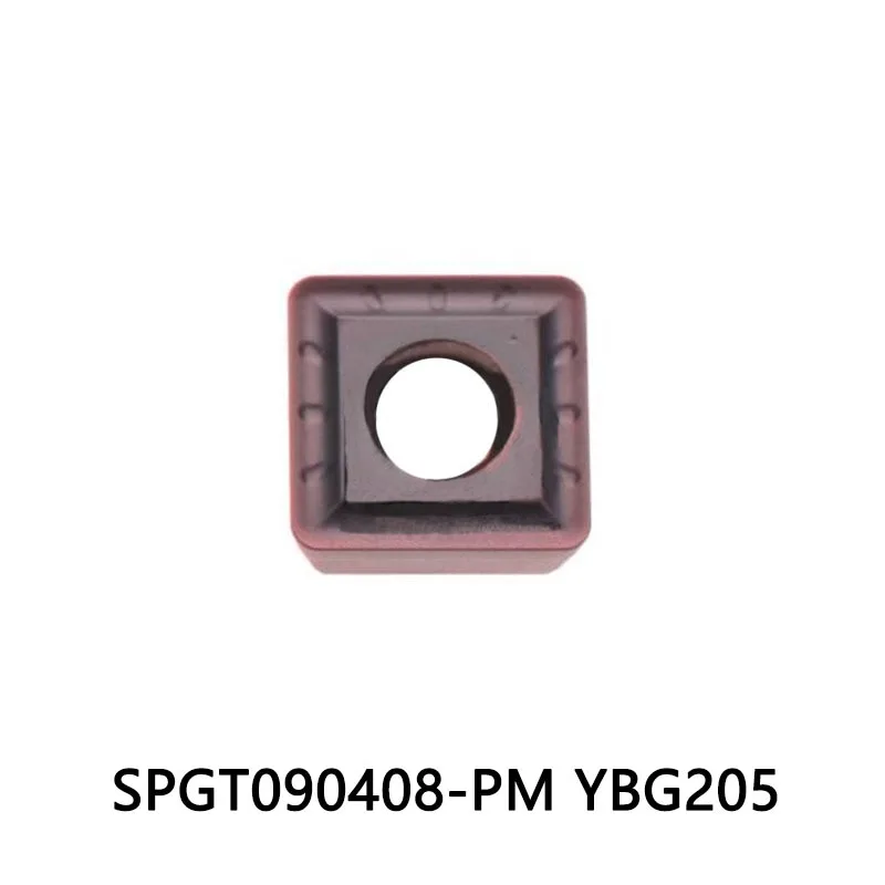 

Original SPGT 090408 SPGT090408-PM YBG205 10pcs U Drill Insert SPGT090408 CNC Drilling for Stainless Steel Carbide Inserts