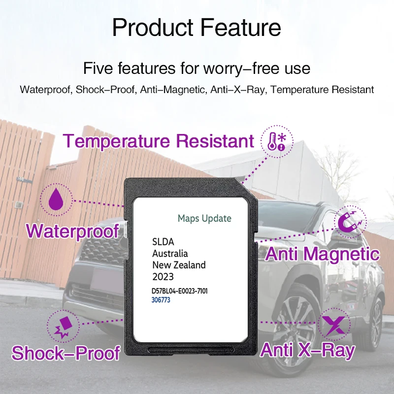 Update 2023 SLDA Navigation SD Card Australia New Zealand Maps GPS for Suzuki Baleno Ignis SX4 S-Cross Vitara Swift Car