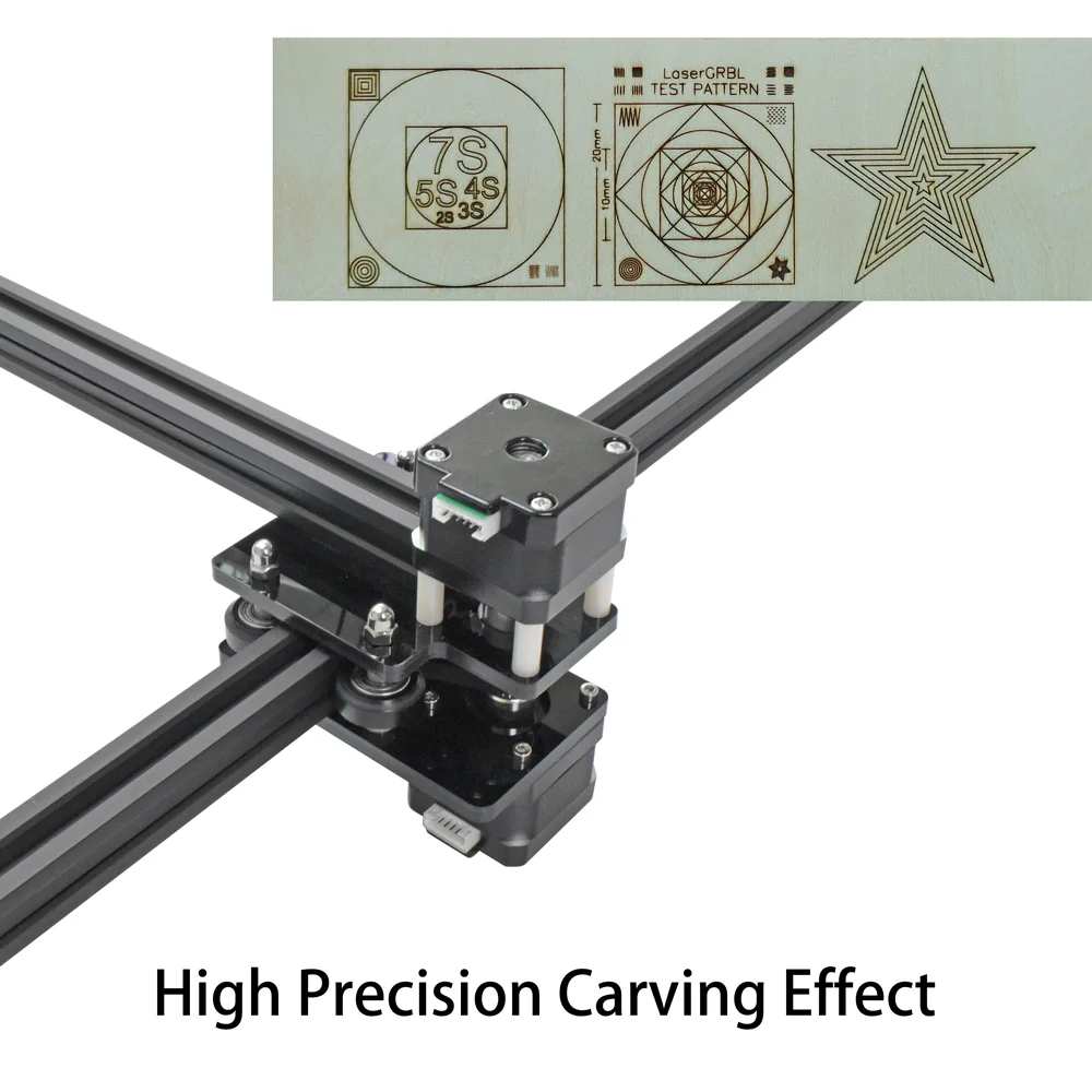 Imagem -06 - Cnc Máquina de Gravura a Laser Gravador Cortador Quadro Grande Roteador de Corte de Madeira Ferramentas de Carpintaria Faça Você Mesmo Módulo a Laser 10w Grbl Ttl