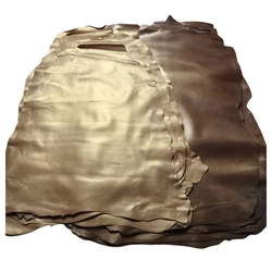 0.7/1mm Vintage Gold/Golden Brown Sheepskin. First Layer Leather.Real Leather Fabric.Handmade DIY Inner Leather.Whole Sheepskin