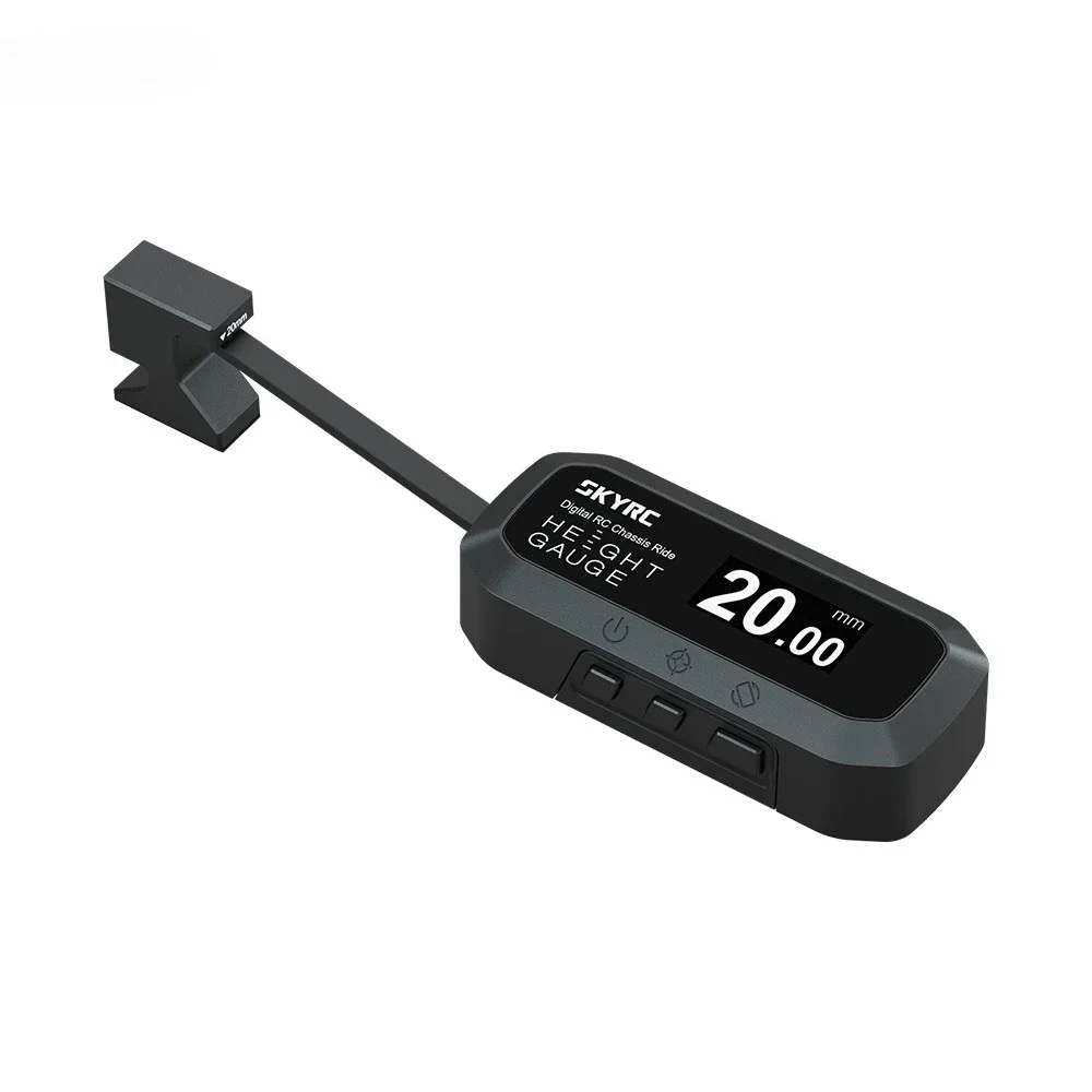 SkyRC Digital Ride Height Gauge 2-38mm 180° Rotatable Screen Unit Switch Setup Tool for 1/8 1/10 1/12 RC Racing Car