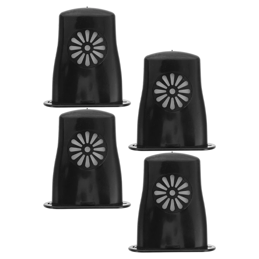 

4pcs Guitar Humidifier Sound Hole Moisturizer Black ABS Material for Acoustic Guitars Prevent Cracking Guitar Accessories