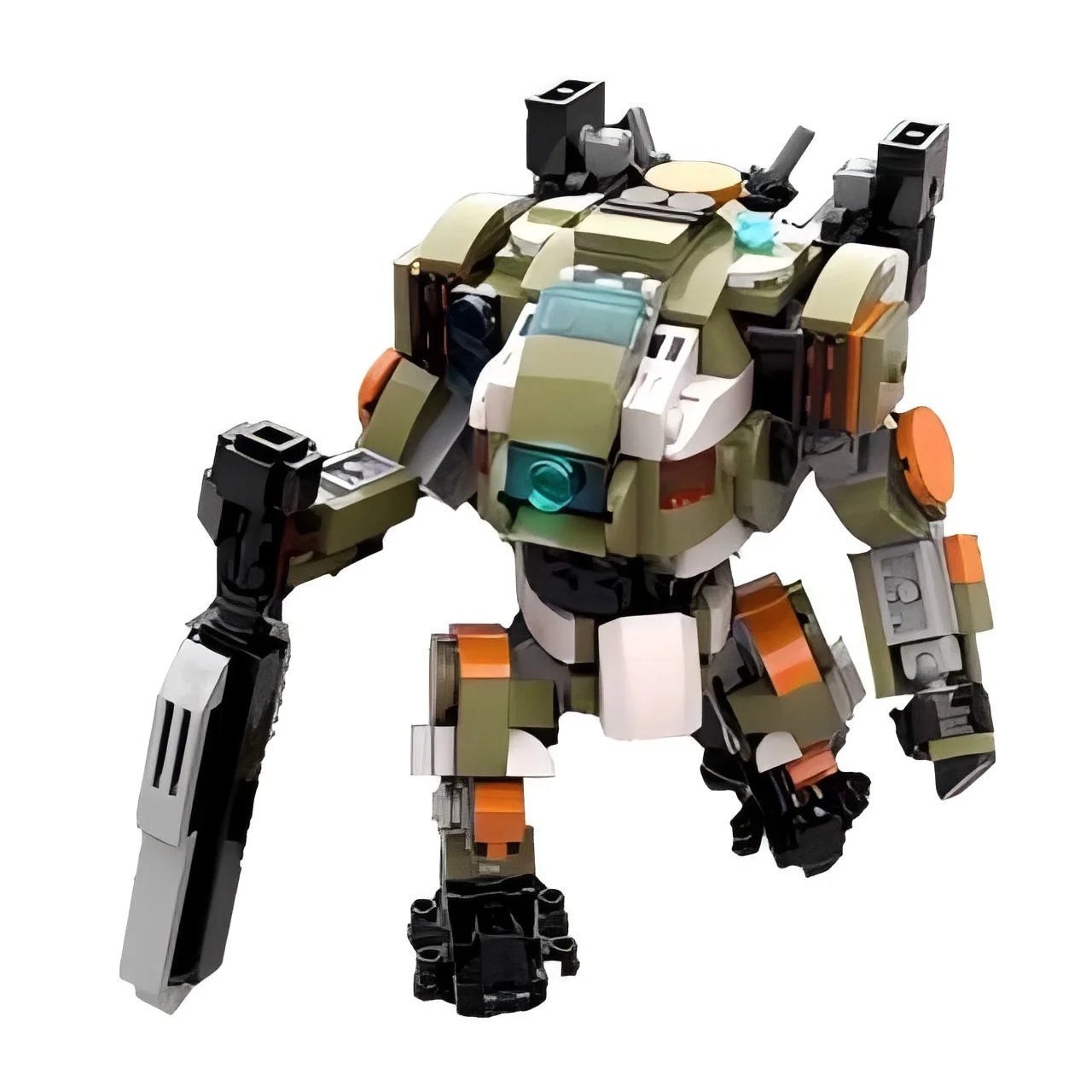 moc-タイタンフォール-bt7274-モデル小粒子国内製ビルディングブロック教育玩具男の子向けプラスチック製スナップ式パズル