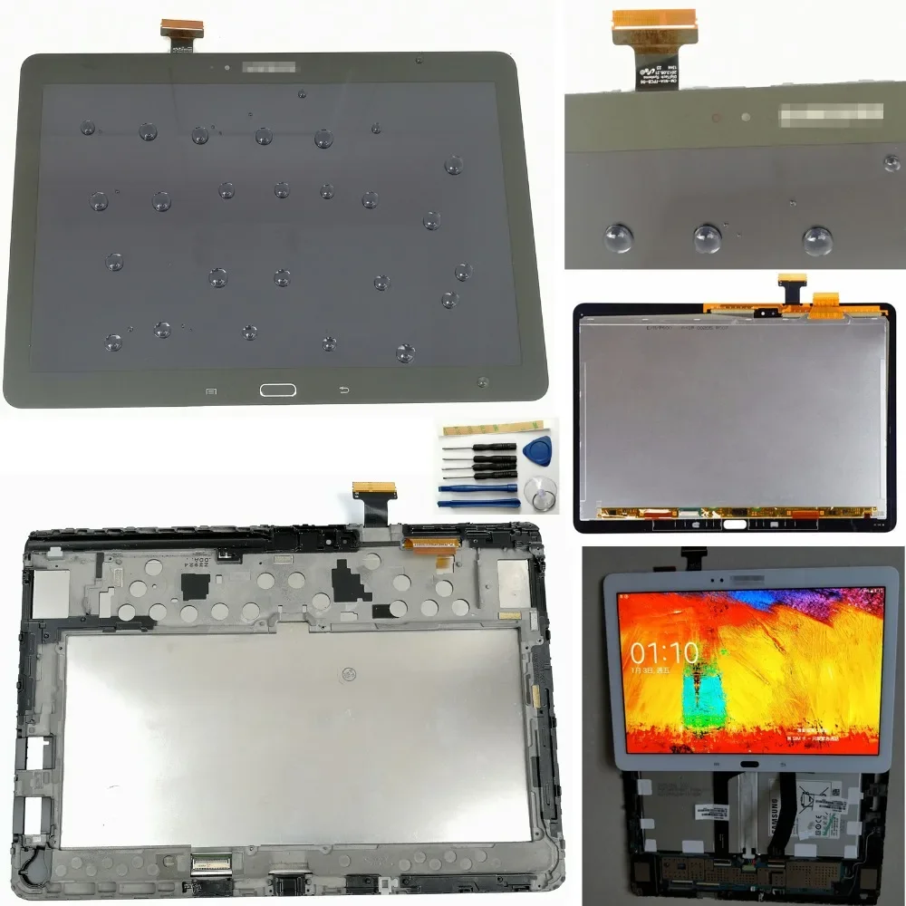 

Shyueda for Samsung Galaxy Note 10.1 SM-P600 P601 P605 2560 x 1600 New LCD Display Touch Screen Digitizer With Frame Tools