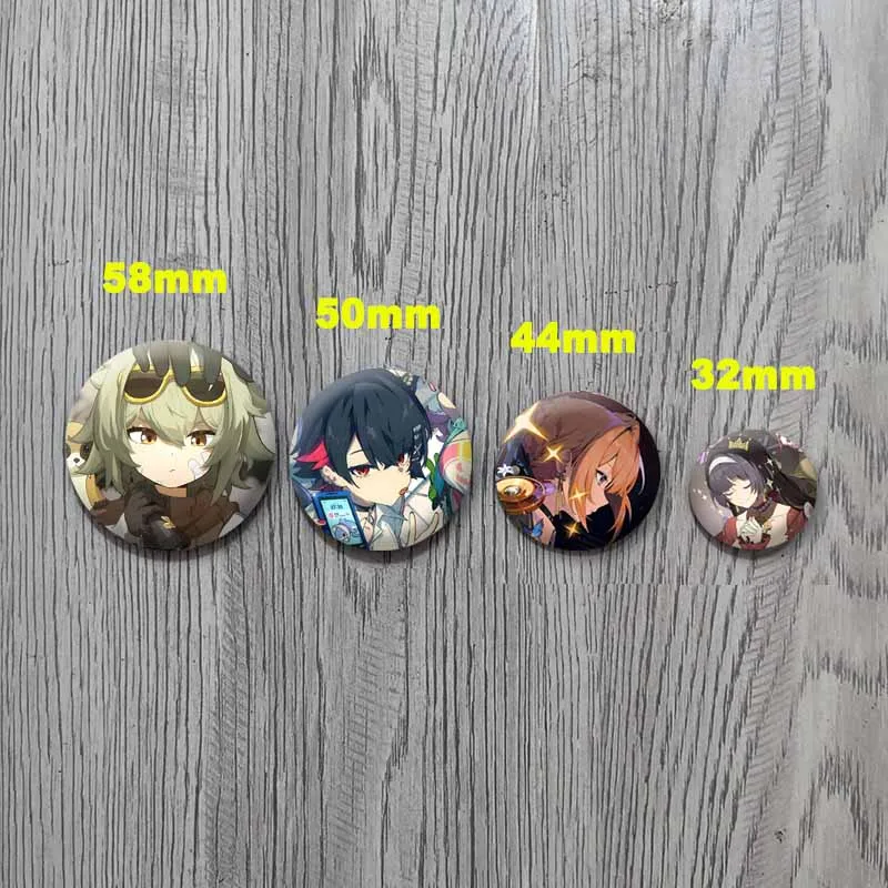 Zenless منطقة صفر دبابيس شخصية كرتونية نيكول غريس تأثيري شارة على ظهره التلبيب بروش الملابس والاكسسوارات هدايا الأصدقاء