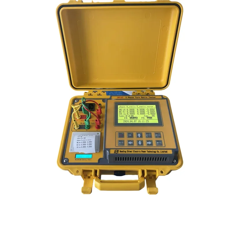 

Transformer winding resistance and turn ratio diagnostic test TTR and DC resistance tester prices