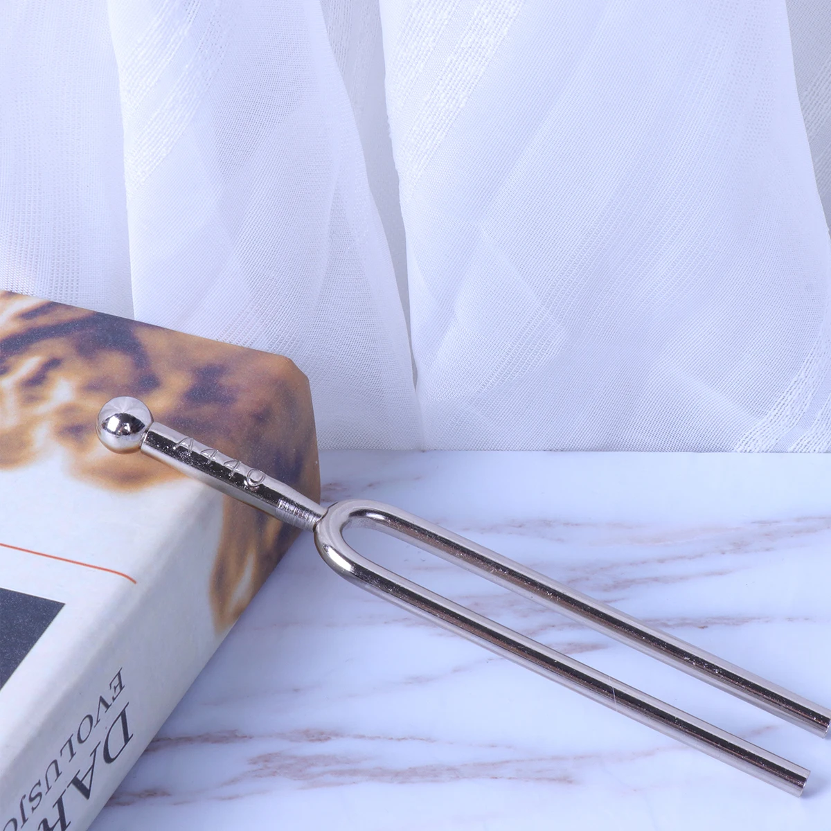 

A440 Tuning Fork With Handle 440Hz For Guitar Violin String Instruments Musician Tuner Tool Includes Case