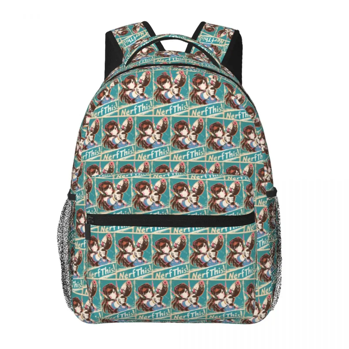 

Vintage Nerf This Backpack Student Boys Girls BookBag Kids School Bag Laptop Shoulder Bags for Men Women
