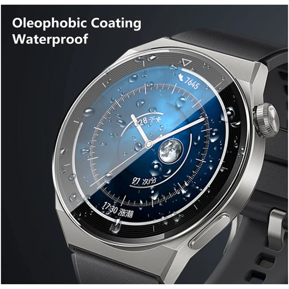 BEHUA Premium กระจกนิรภัยสําหรับนาฬิกา Huawei GT3 pro ภาพยนตร์ Smartwatch ป้องกันหน้าจอฟิล์มป้องกันการระเบิดอุปกรณ์เสริม