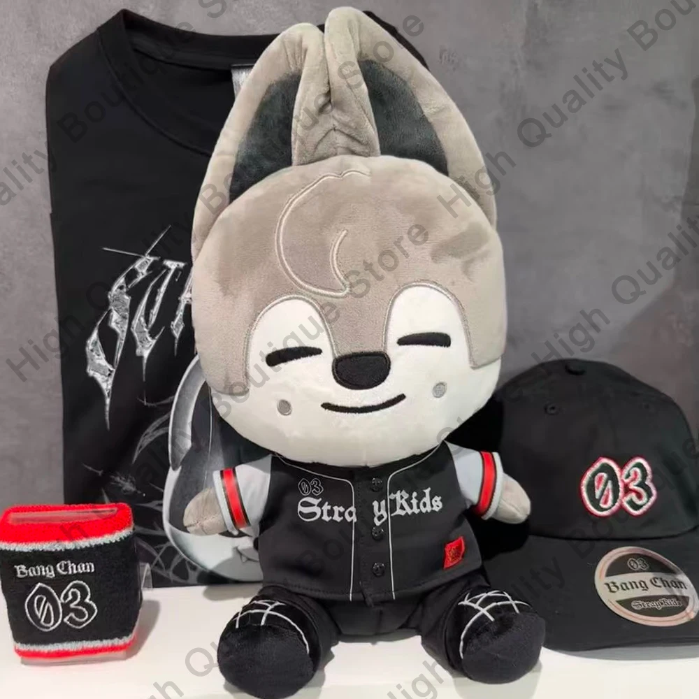 

20-50cm Kpop Skzoo Plush Toy Wolfchan Kawaii Cartoon Stuffed Animal Plushie Doll Large Size Kids Babies Sleeping Pillow Gift