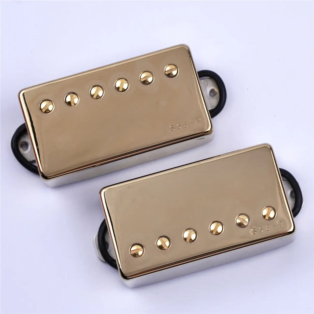 1 Set Original IBZ Super58 S58 Pickups Humbucker Alnico Pickups 2 Core Wire Gold For IBZ Guitars  Made in Korean OLD STOCK