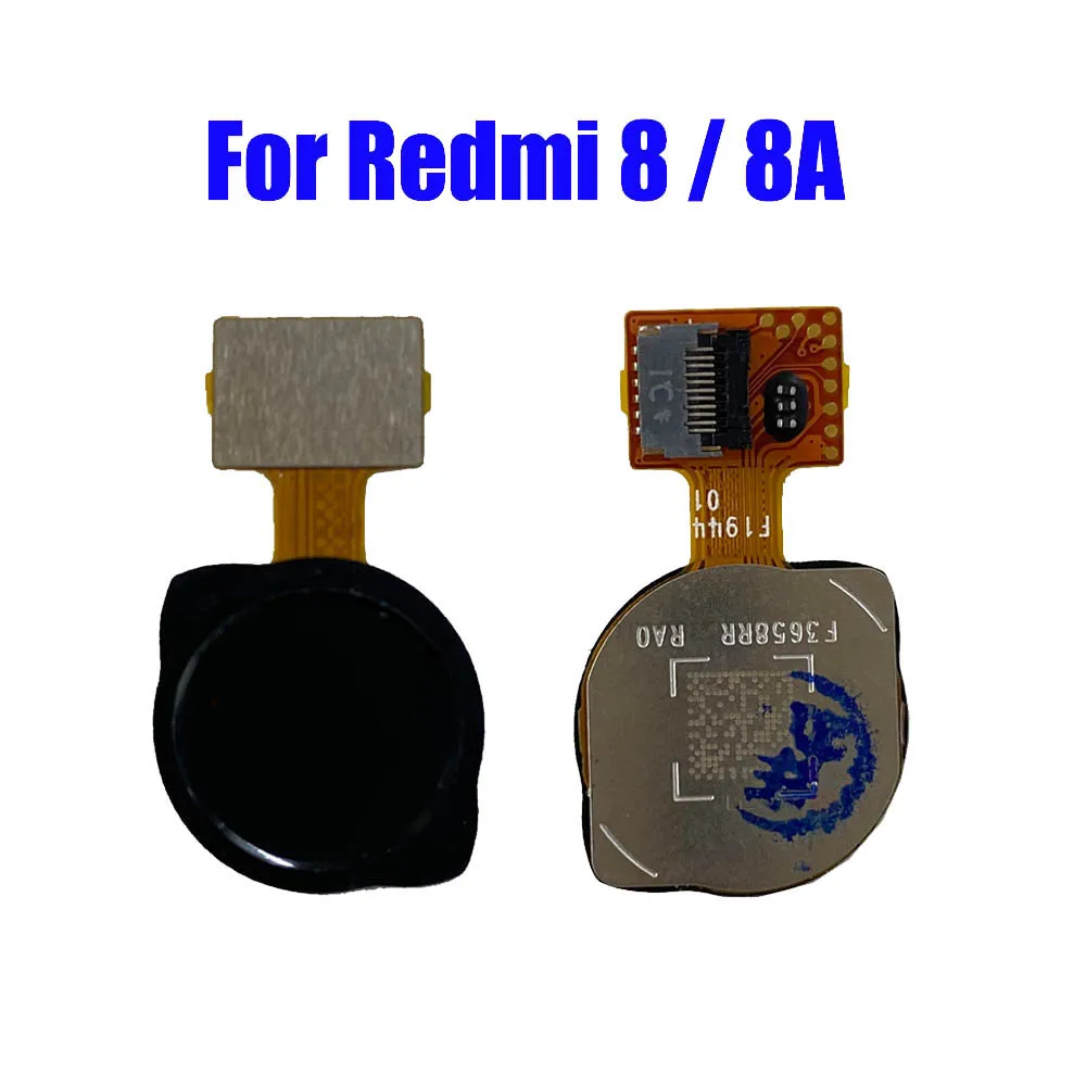 For Xiaomi Redmi 7 Home Button Fingerprint Ribbon Identification Sensor Flex Cable Redmi 8 8A Fiingerprint Button Repair Parts