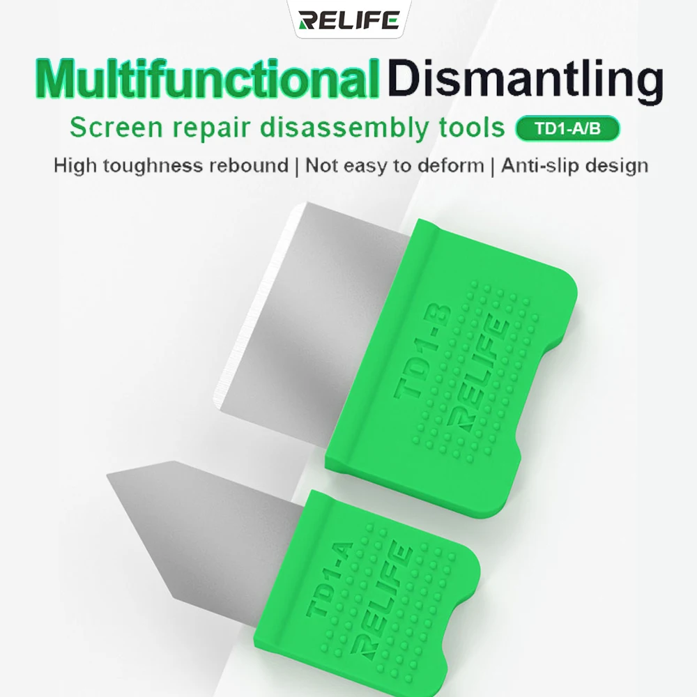 RELIFE TD1-A/B Multi-function High Toughness Disassembly for Mobile Phone Tablet Repair Screen Glue Removal Disassembly Tool