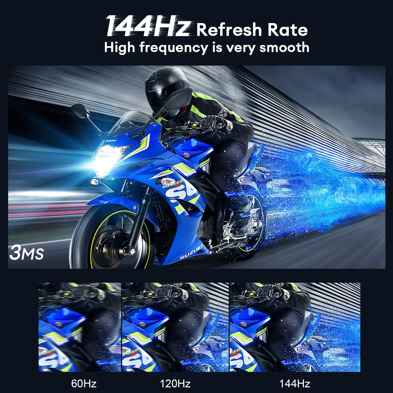 Портативный монитор ZEUSLAP 16 дюймов, 2,5 К, 144 Гц, 2560*1600, 16:10, 100% sRGB, игровой дисплей для путешествий, переключатель для ноутбука, PS4/5 Xbox, подарок Zeuslap