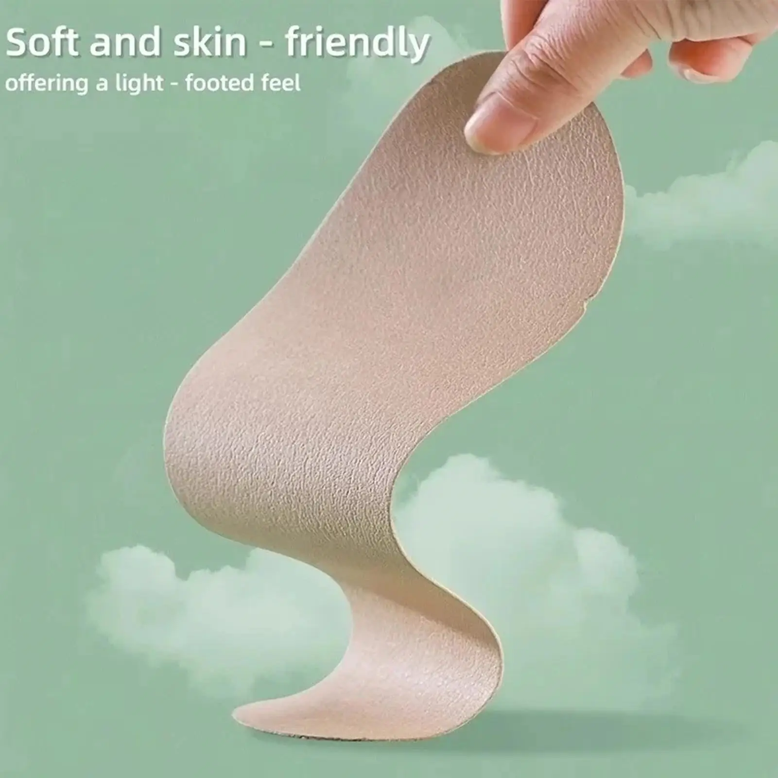 Womens Sandal Insoles Ultra-Thin Anti-Slip Foot Pads, Sweat-Absorbing Adhesive Inserts For Secure Fit Walking Comfort