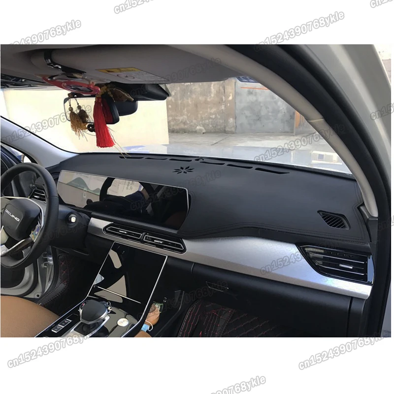 leather car dashboard sun shade non-slip mats for beijing X7 2020 2021 2022 2023 interior accessories styling carpet auto pad