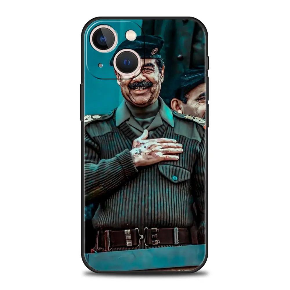 حافظة لهاتف آيفون 16 15 14 13 12 11 Pro Max XS X XR SE 7 8 Plus حافظة حماية عربية العراق Saddam Hussein iPhone 16e #6