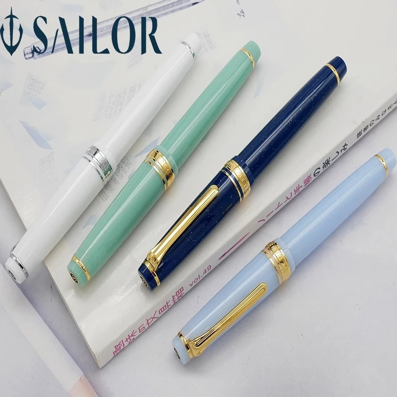 

Матросская/писная музыка, тканая ручка Four Seasons, 14-каратное золото, наконечник с плоским верхом, Корона, подарок для практики письма, школьные принадлежности, канцелярские принадлежности