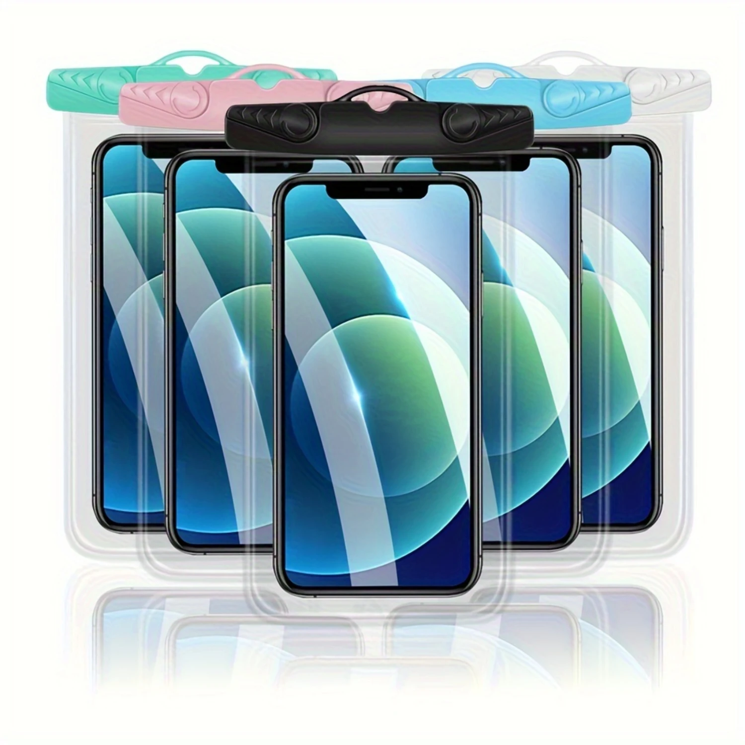 Universal IPX8 Waterproof Phone Case (2 Packs) - Up To 7