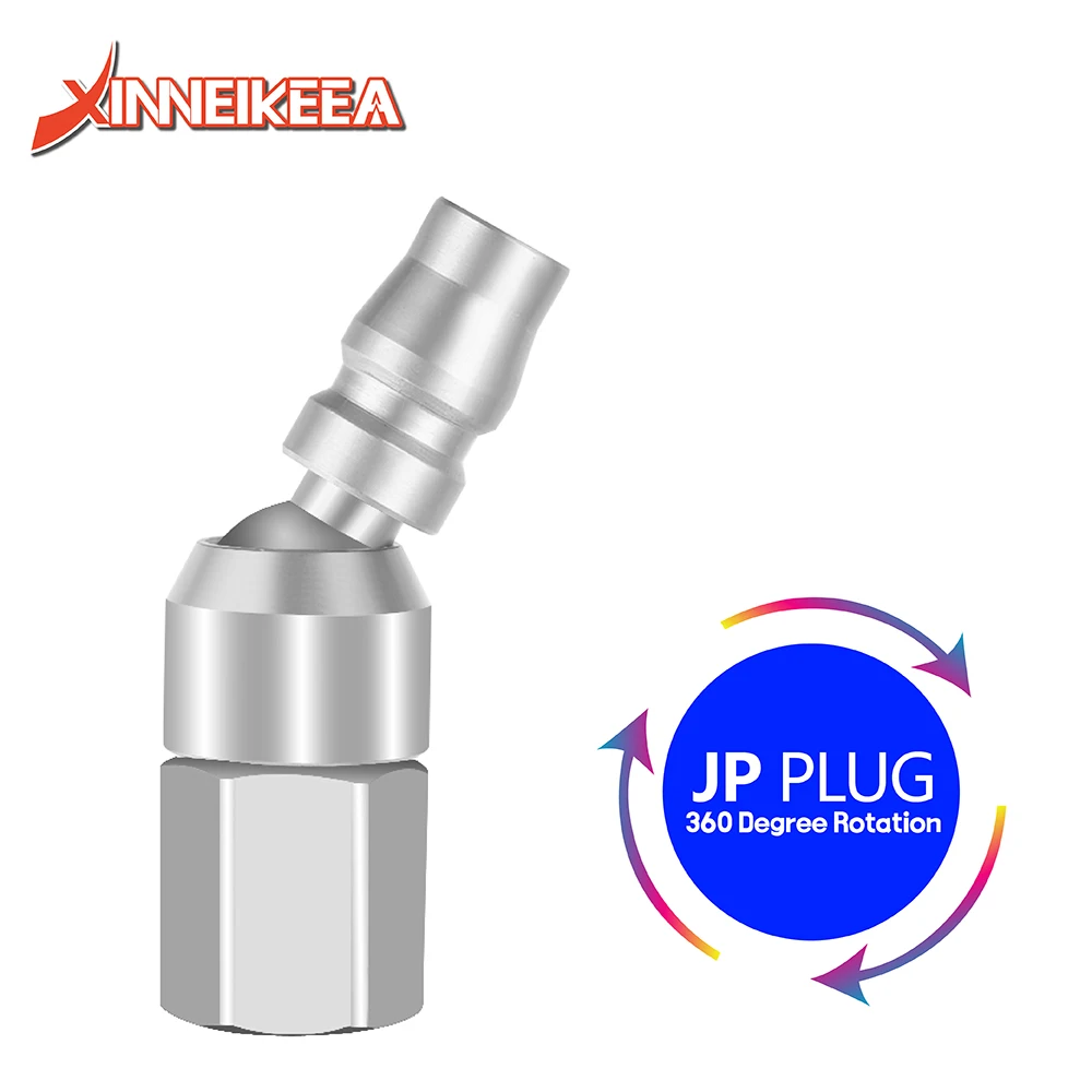 New 360° Rotating Quick Plug G1/4 JP EU PLUG Universal Pneumatic Tools Connector US PLUG Female Push In Connector