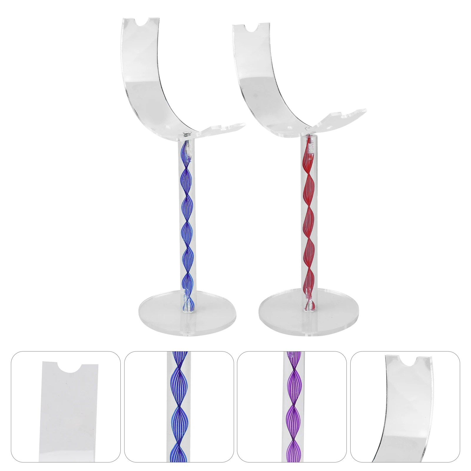 

2 Pcs Shoe Rack Organizer Showcase Holder Display Stand Shelf Storage for Closet Sandals