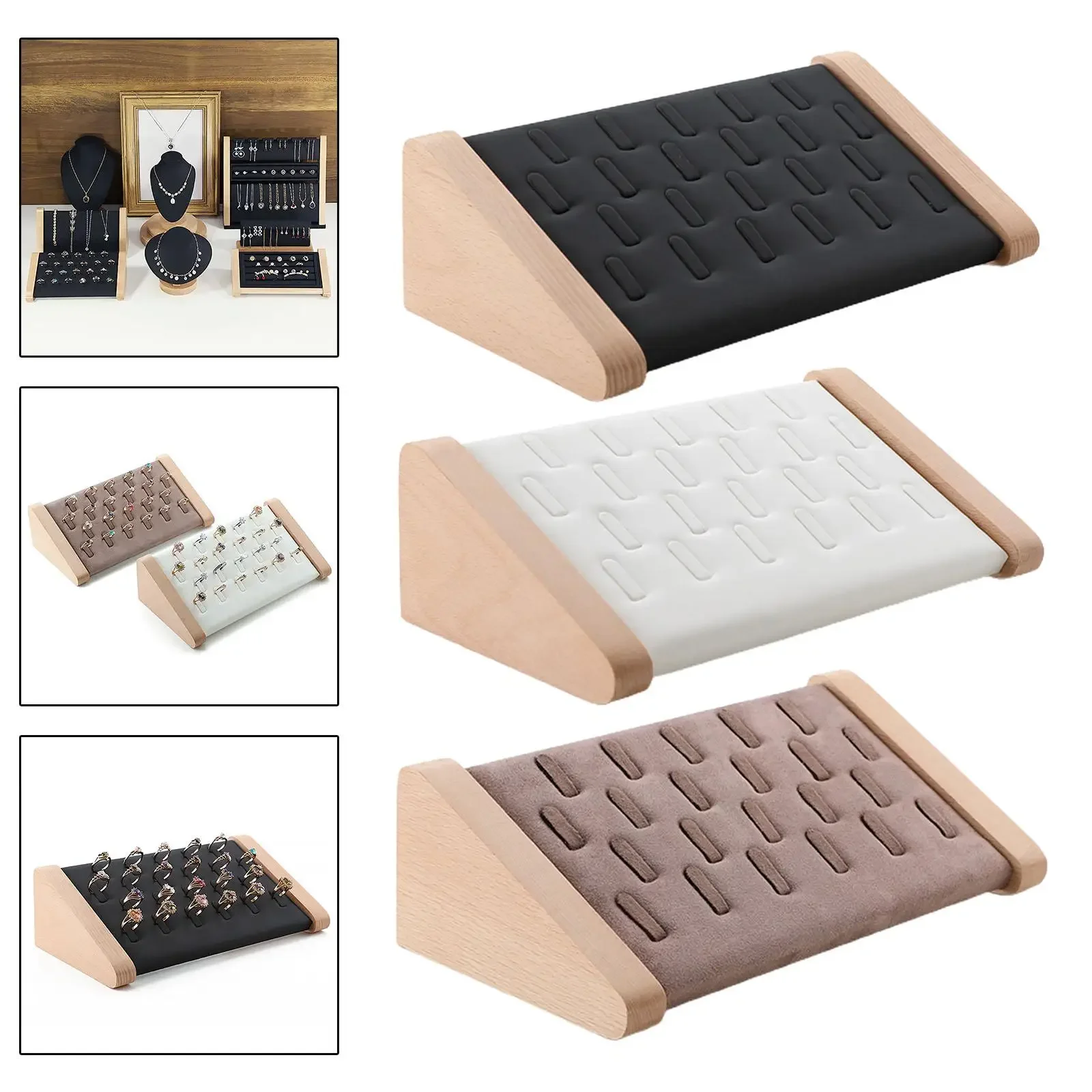 B-M Rings Display Holder Jewelry Organizer Holder Freestanding for Shop