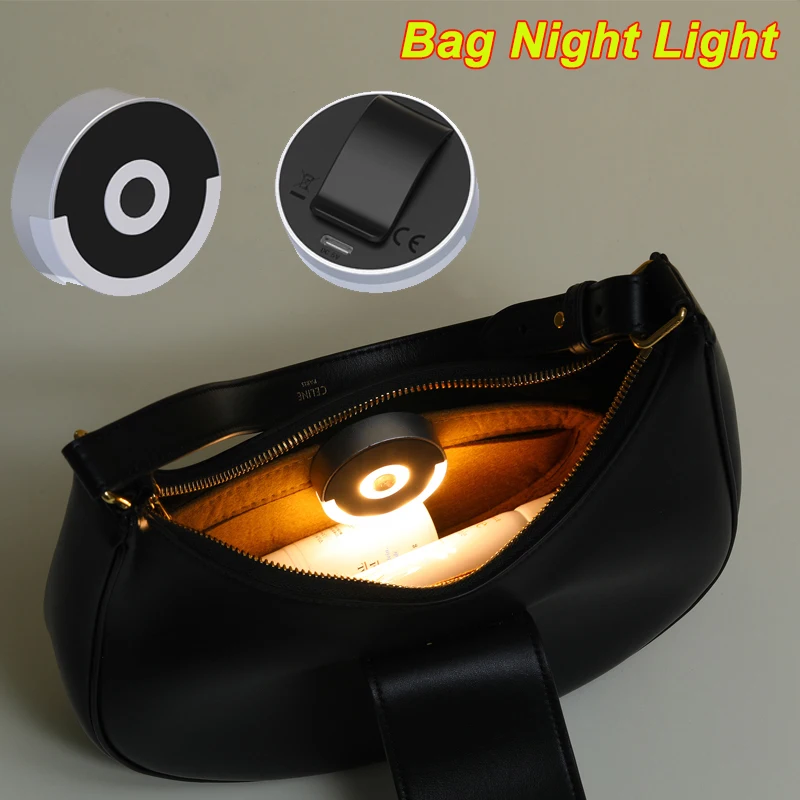 Touch Long Endurance KTV Bar Compact Vag Light Creative DIY Lighting LED Light Goddess Exquisite Gift Circular Bag Light Outdoo