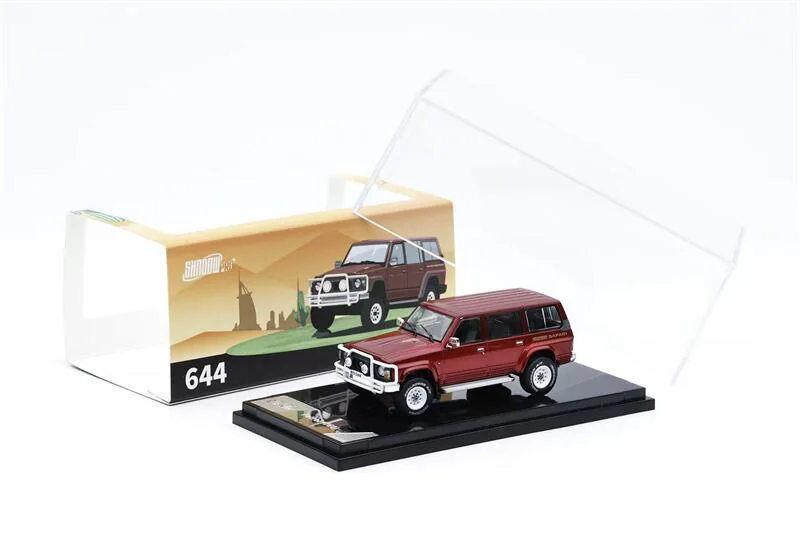 (Pre-ordine) Modellino Auto da Collezione in Scala 1:64 Patrol (Y60) SUV Rosso Vino Edizione Limitata 700