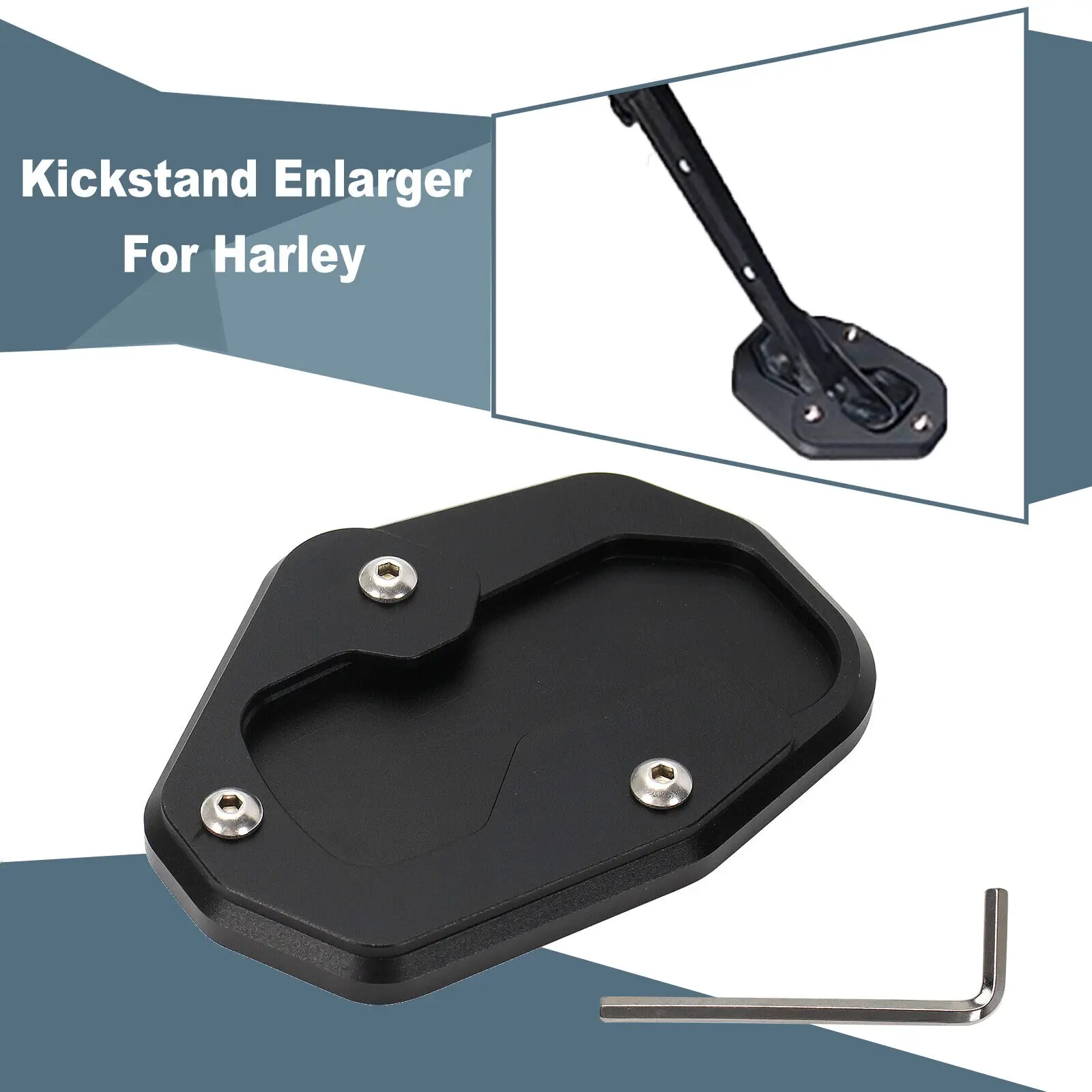 Kickstand Enlarge Pad For Harley Pan America RA1250 RA1250S 2021+ Side Stand Plate