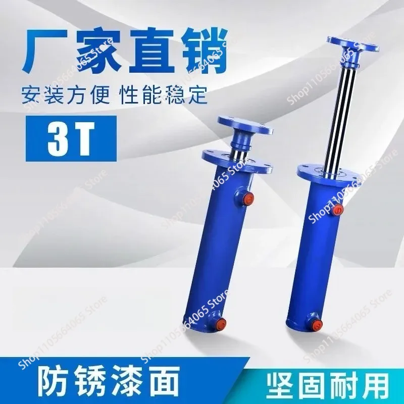 for Flange Cylinder Modified Firewood Splitting Two Way Press Baler Lifting Hydraulic Wood Machine Oil Top Hydraulic Cylinder