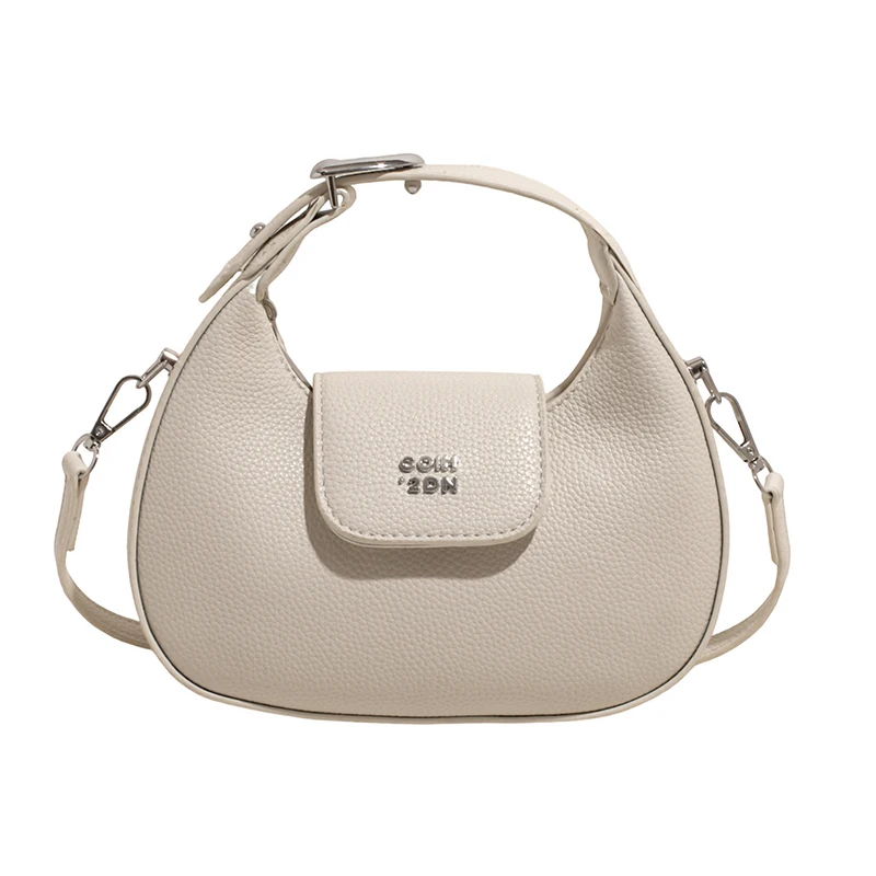 

Handbag 2025 New Trendy Croissant Bag Women's Cute Soft Leather Shoulder Crossbody Bag Fashion Versatile Handbag for Daily Use