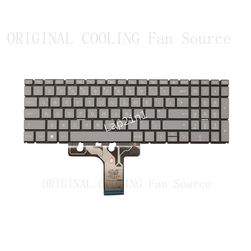 R+  New FOR HP Pavilion 15T-FD 15Z-FC 15-FC0000 15-FD0000 UK Keyboard N32714-031