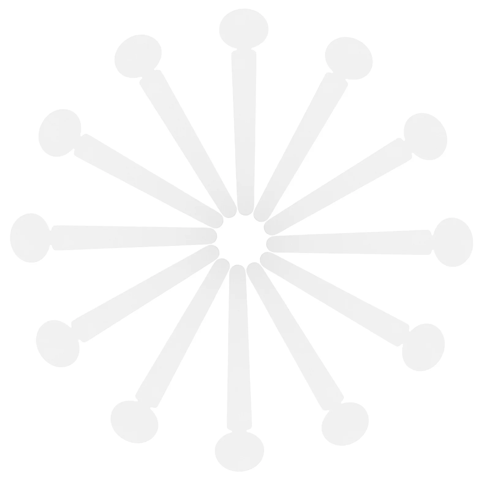 

200Pcs Perfume Test Paper Strips High Absorption Cotton Material Sensitive Detection Portable Versatile Use Blank Design