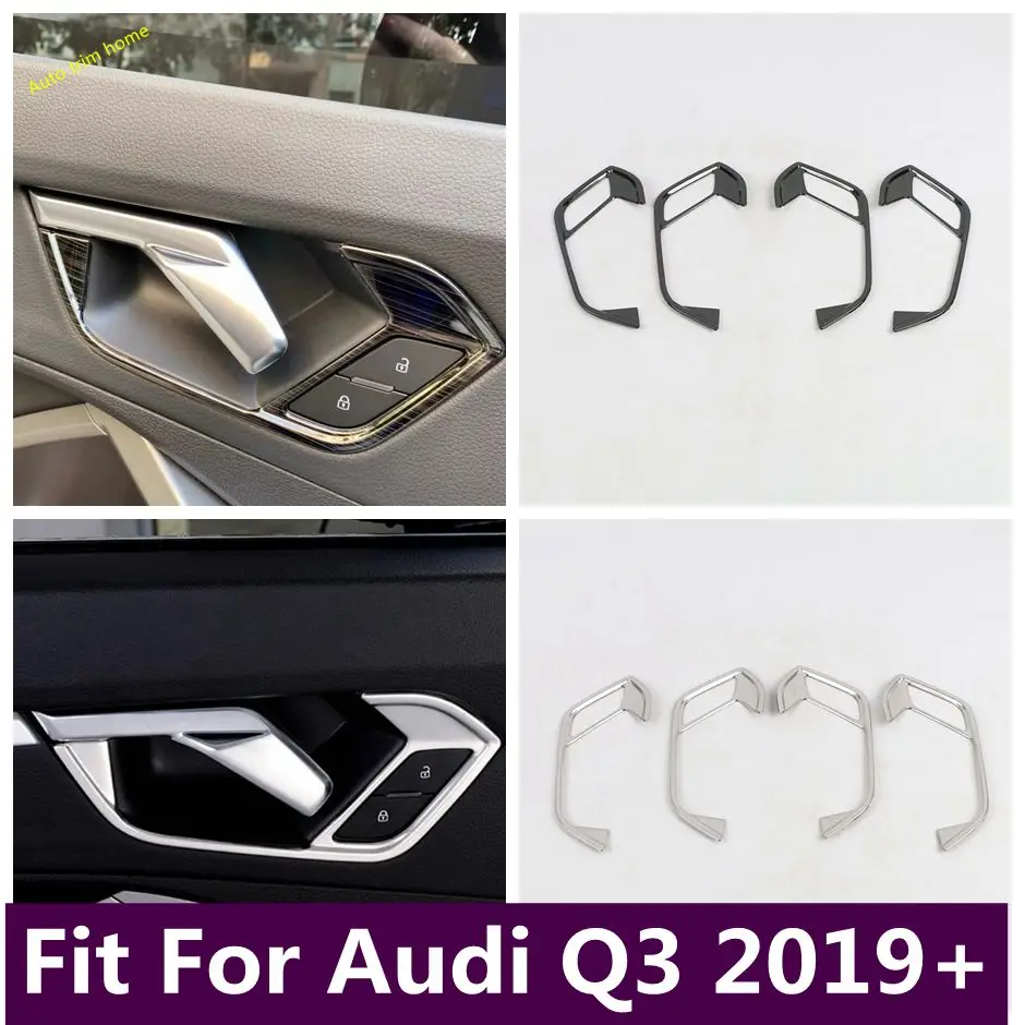 

Interior Door Handle Catch Cover Inner Bowl Trim Frame Decoration Strips Fit For Audi Q3 2019 - 2023 Accessories Car-styling