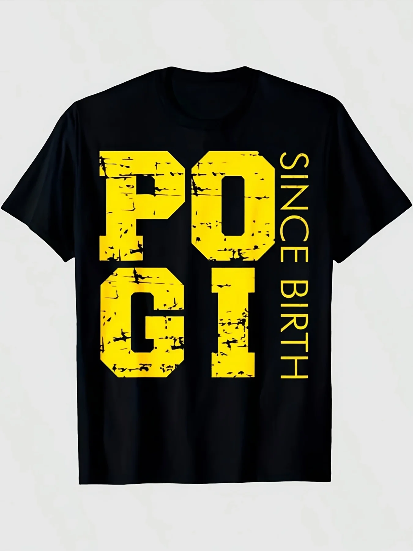Philippines Pinoy Pogi Since Birth Funny Filipino Graphic T-Shirt | Vintage Distressed Print Unisex Loose Fit Tee for Men and Women, Soft Breathable Round Neck Casual Shirt with Filipino Pride Design, Machine Washable All-Season - Ideal Gift