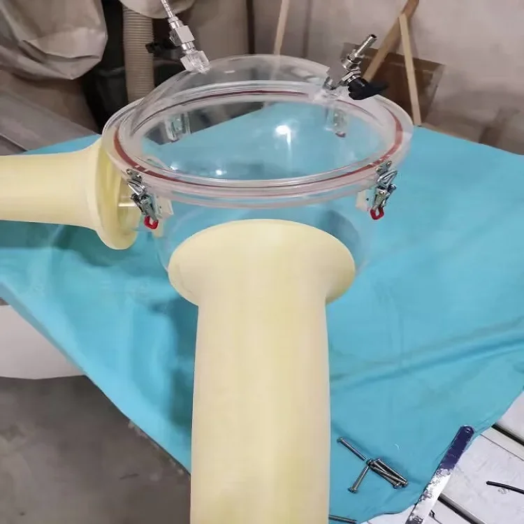 Plexiglass Aerosol Leak Detection Glove Box